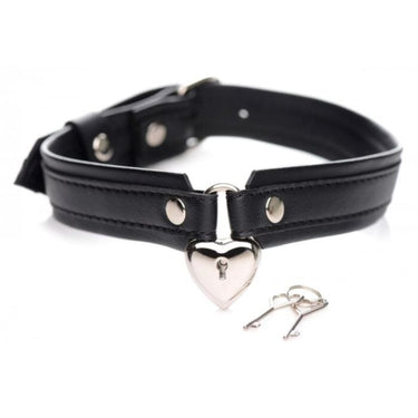 Strict Locking Heart Collar Collars & Leads Strict (ABS)